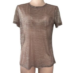 Victoria’s Secret sheer top in size M. Absolutely beautiful. Silver detailing